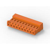 AMP Connectors - TE Connectivity 4-644284-0 ການປະກອບ Receptacle 10P MTA156 ASSY 18AWG ORA LF