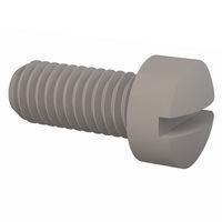 Essentra Components 011032F043 ກຸ່ມສະກຣູວິກເຄື່ອງຈັກ Fillister Slotted Screw, #10-32 Thread, 7/16 Lg