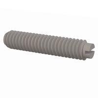 Essentra Components 010832S075 ຊຸດສະກຣູ Set Screw, ຫົວສະລອດ Slotted Head, ກະບອກ #8-32 Thread, ຍາວ 3/4 Lg