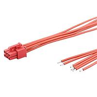 Molex 226245-1063 Discrete Wire Mini-Fit Versa Color-to-Pigtail  CBL ASSY 4.2P DR 300mm Lgth 6 Ckt ແດງ
