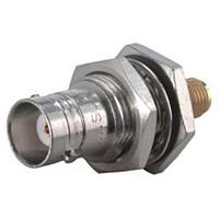 HUBER+SUHNER 34_BNC-SMA-50-2/1--_UE ຕົວແປ RF - ລະຫວ່າງຊຸດ BNC jack(f) ເຖິງ SMA jack(f) ບູລເຮດ