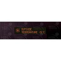 Matrix Orbital BLC2021-BL-FA ຊອງເພີ່ມ PC Bay, ຕົວອັກສອນ LCD 20x2 ສີເຫຼືອງ ຂໍ້ຄວາມສີດຳພື້ນຫຼັງ