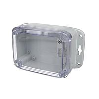 Bud Industries PU-16536-C ກະບອງພາຍນອກ IP68/NEMA 6P ຜະລິດຈາກເຄື່ອງດິນແປງ, ຂອບແລະຝາປະຈຸບັນແຈ້ງ (5.5 X 4.1 X 2.4 ນິ້ວ)