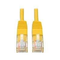 Tripp Lite N002-005-YW Cat 5e 5' Cat5e/Cat5 350MHz RJ45 M/M ເຫຼືອງ 5'