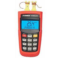 OMEGA HH806AW 2 Channel 7 Thermocouple Types Wireless and USB Datalogger (-200 to 1767 °C, type K, J, T, E, R, S, N)
