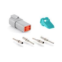 Amphenol SINE Systems AT04-4P-KIT01 4-Way AT 4P KIT WEDGE & CONTACTS