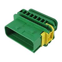 AMP Connectors - TE Connectivity 3-1564412-1 ກອງປົກ 18POS, TAB 1.6X0.6, TAB HSG, ASSY