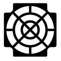 Orion Fans R40P Fan Cords and Accessories Retainer, ABS UL94V-0, 3.2mm Thick, for GRM40-30 and GRM40-45