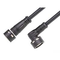 Molex 1204000320 ເສັ້ນສາຍອ່ານສະເຫຼີມ / ເສັ້ນສາຍກະທົບ SE Cordset 8P M(90) ເຖິງ Pigtail PUR WSOR 1M