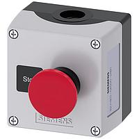 SIEMENS 3SU18010AS002AB1 ກອງປຸ່ມກົດພາສຕິກ. 1 ຈຸດຄວບຄຸມ