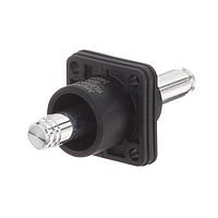 Amphenol Technical Products RL9100-301-F1 ແບດເຕີຣີ 10MM RADLOK FEED-THRU, RADLOK TO RADLOCK, ເງິນ, ດຳ