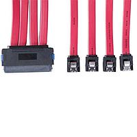 Tripp Lite S502-01M ສາຍຄອມພິວເຕີ INTR SAS4-IN-1 TO 4X1 CABLE