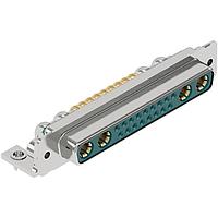 HARTING 09694009188 ຕູ້ຕໍ່ຕໍ່ປະສົມ D-Sub Connectors D-Sub M 21WA4 ANG FE 20A UNC NM30 BL