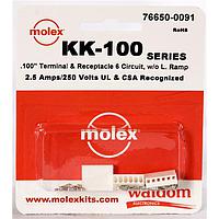 Molex 76650-0091 ຊຸດຕໍ່ຕ່າງ KK-100 Connector Kit Recep and term 6Ckt