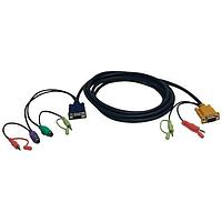 Tripp Lite P757-010 ສາຍຄອມພິວເຕີ Tripp Lite Cable Kit ສຳລັບ B006-VUA4-K-R KVM Switch 10ft VGA/PS2/Audio Combo