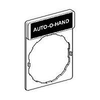 SCHNEIDER ZBY2385 ອຸປະກອນສະຫນັບສະຫນູນ Switch STD LGND HLDR MARKED AUTO-O- HAND