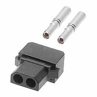 Harwin M80-8980201 ກອງສາຍສະບັບ Datamate L-Tek SIL ຜູ້ຍິງຂະໜາດນ້ອຍ (24-28 AWG) ຕົວເຊື່ອມ Crimp, ຄລິບທອງ + ປົກຫົວດ້ວຍບົດຫອມ, 2 ຕິດຕໍ່