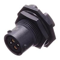 Amphenol SINE Systems RTS710ND2S03 ຕົວເຊື່ອມຕໍ່ Receptacle, Jam Nut SZ10