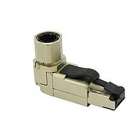 Stewart Connector SS-39300-003 ຟິວວີວີ Cat6 RJ45 IP20 ປຸກຫຼັກຫຼາຍແກ້ວ Multi-Axis Punch Down Plug