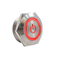 E-Switch SV8F23SS-6H1 ປ້ອງກັນການທຳລາຍ ANTI-VANDAL, 2A 36VDC, SPST Off-(On), ຕິດຕັ້ງບົດຄວາມ, ການບັນດາດດ້ານໜ້າ