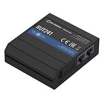 Teltonika RUT241001000 ເຄື່ອງເຊື່ອມຕໍ່ເຄືອກມືຖື Cellular Router, 4G/3G/2G/LTE CAT4, Single SIM, WiFi 2.4 Ghz, 2 x Ethernet, Digital & Analogue I/O. ເຂດພື້ນທີ່: ຢູໂຣບ, ຕະຫຼອດກາງ, ອາຟຣິກາ. ໜ້າທີ່ຈັດຫຼັກພະລັງງານ UK power supply unit