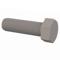Essentra Components 0375010250XM225 ສະບັບຫົວຫມຸກຫົວຫມຸກຫົວຫມຸກຫົວຫມຸກ Hex Head Cap Hex Bolt, 3/4-10 Thread, 2 1/2 Lg