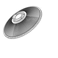 LedLink Optics LL01CR-DAX10L02 ການປະຊຸມເລນ V-cut ເລນ 10 ອົງສາ