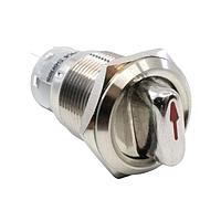 E-Switch PVK4S21A0SS-A15 ສະຫນັບສະຫນູນ Keylock ANTI-VANDAL, 2A 24VDC, SPDT On-On, ຕິດຕັ້ງແຜ່ນ, ການບວກບັນດາດດ້ານໜ້າ