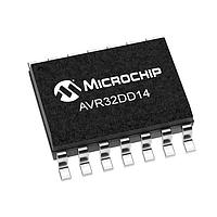 Microchip Technology AVR32DD14T-I/SL MCUs 32KB, 4KB RAM, 14p, 24MHz, MVIO, 12b ADC, ZCD, DAC, 2xUART, SPI, TWI