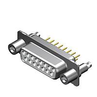 Molex / FCT 173109-1321 ມາດຕະຖານຄວາມໜາແຮງ FCT DSUB STR PC RCPT 15 PN ມີ CLINCH