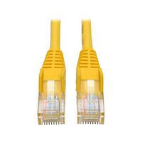 Tripp Lite N001-050-YW Cat 5e 50'Cat5e Cat5 350MHz RJ45 M/M ເຫຼືອງ 50'