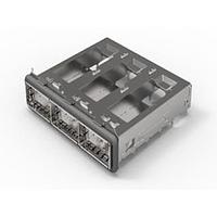 AMP Connectors - TE Connectivity 2170507-2 ຕູ້ປະສານ I/O QSFP CAGE ASSY