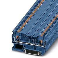 PHOENIX CONTACT 3270111 ບລັອກຕໍ່ສາຍບົດບັດ DIN Rail PTC 2,5-TWIN-MTD BU