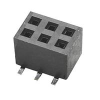 Harwin M22-6340342 ການປະກອບຊ່ອງສໍເຄດ 3+ 3 DIL VERT SOCKET ທອງ ດິນ