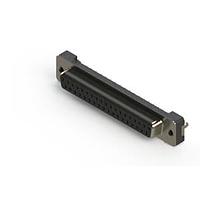 EDAC 628-037-220-016 ຕົວເຊື່ອມ D-Sub - ຄວາມໜາ້ຫນ້ອຍມາດຕະຖານ D SUB RECEPTACLE VERT METAL