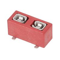 Keystone Electronics 3588-10 ປຸ່ມຖານຟິວອັດຕະໂນມັດ SMT (ແດງ)