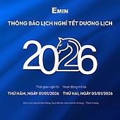 Announcement of the New Year's Day holiday schedule for 2026