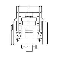 Yazaki 7283702830 ຮູງຮັບອຸປະກອນ CONN 2P 090 II BLK