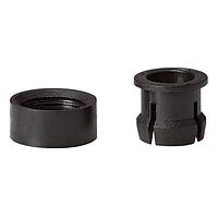 BIVAR CR-175 ຄລິບແລະແຫຼວຕິດຕັ້ງ LED ຄລິບແລະແຫຼວ LED 5mm ໄນລອນ ສີດຳ