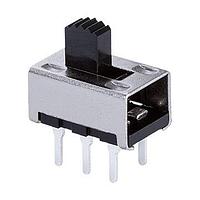 Same Sky (formerly CUI Devices) SLW-1678105-6A-N-D ສະລາຍສະວິດ 16 x 7.8 x 10.5 mm, 6 mm ຕົວກະທົບສະລາຍສູງຂຶ້ນ, ຜ່ານຮູ