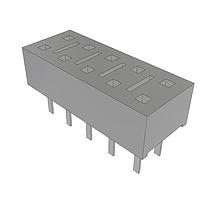 Samtec HLE-105-02-F-DV-TE ປຸ່ມຊ່ອງທີ່ມີຄຸນຄ່າຄຸ້ມຄ່າ ແລະ ມີຄວາມເຊື່ອມໄດ້ສູງ, .100" (2.54 mm) ຊ່ອງຫຼັກ