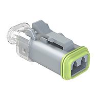 Amphenol SINE Systems AT06-2S-LED1202 ຕົວເຊື່ອມ 2-ທາງ, ປລັກ, LED, 12V, ຝາສຸດທ້າຍແຈ້ງ, ຕົວຮ່າງສີເຫຼືອງ, ການປິດຜ່ານລົດລົງ, SR01, CLEAR LED (ຕ້ອງການ Wedgelock P/N: AW2S-LED)