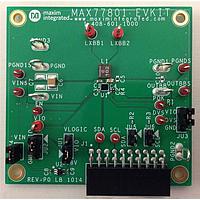 Analog Devices MAX77801EVKIT# ຕົວຄວບຄຸມແຮງດັນໄຟຟ້າ - ຕົວຄວບຄຸມສະຫວັດ EVKit MAX77801 (2A ປະສິດທິພາບສູງ BUCKB)