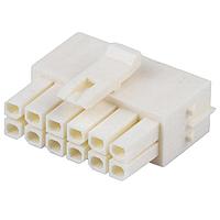 Molex 206461-1001 ຮູງຮັບ Receptacle Micro-Fit+ Versa Color Rec Housing ສອງແຖວ 10 ວົງຈອນ GloWire Nat