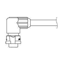 CONXALL CARA63805SP07990 ສາຍສະເພາະ Mini-Con-X Insta-Click 5#16 Socket ແບບມຸມຂວາ 79"