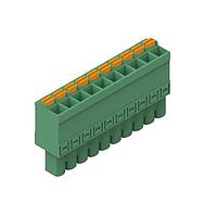 Wurth Elektronik 691304500010 ປລັກ WR-TBL 5.08mm pitch Monoblock Cable Green Vertical cable entry Plug Screwless Push In 10P