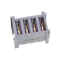 Molex 46562-9204 ພວງຮັບ PCB 4 ວົງຈອນພະລັງງານ DC ການກົດຕົວຕິດຕັ້ງຕົວຫຼັງ Vert