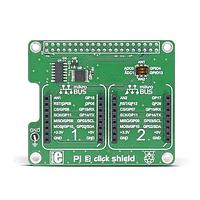 Mikroe MIKROE-2756 ບອດຕໍ່ເພີ່ມ Pi 3 Click Shield
