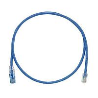 Panduit UTPKCH2MBU ສາຍສື່ມຕໍ່ສີທອງ Cat 5e ມີກະແຈລະກຳ, Cat 5e, ສີຟ້າ UT