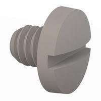 Essentra Components 010832B018 ຕຸກສະບັບເຄື່ອງຈັກສະບັບສະລອດ, #8-32 ການດັບກະດູກ, 3/16 ນິ້ວ ຍາວ